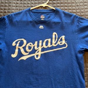 Majestic Blue Royals Short Sleeve Tee
